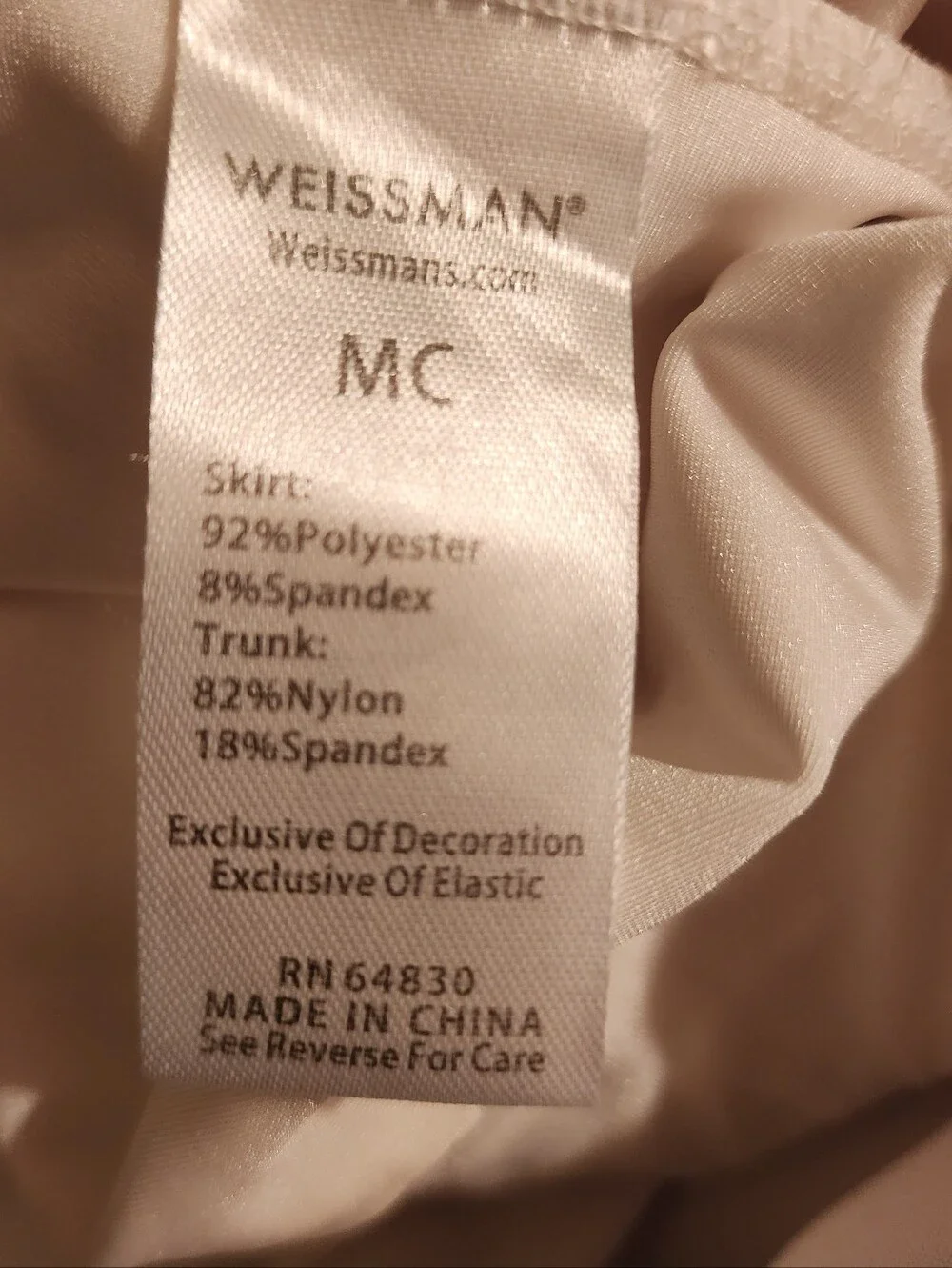 Weissman White Dance Skirt for Girls